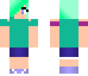boy neon hair