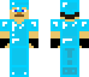 diamond armored steve