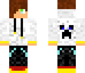 white hoodie