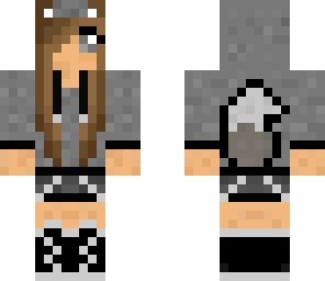 wolf girl with jerry the slime head