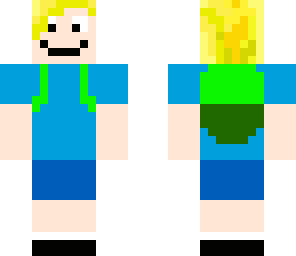 finn without his hat from adventure time