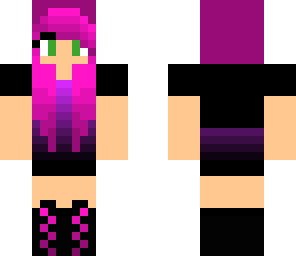 pink hair