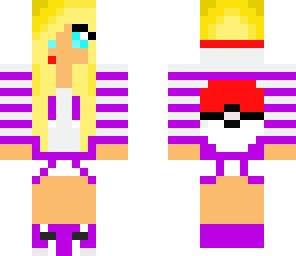 purple pokemon girl