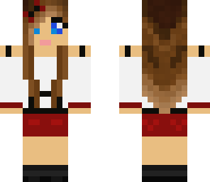 red sweater girl