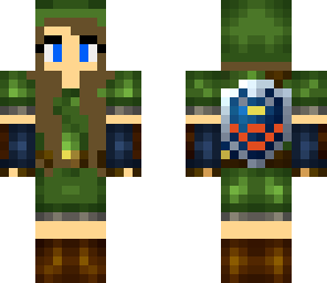 zelda as link