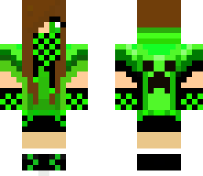 green mask girl