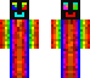 retro rainbow skin