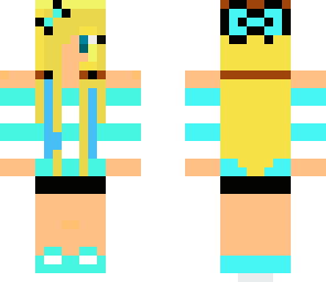 blue bow girl