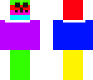 colorful person