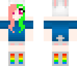 green and pink thing