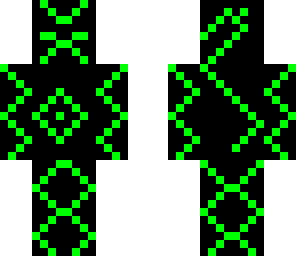 creeper black and green