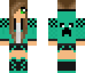 green blue creeper girl edited