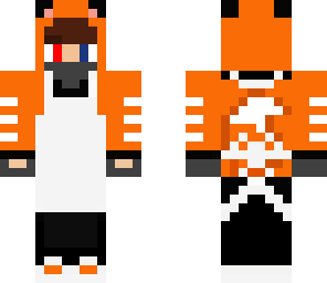 techno fox in an apron