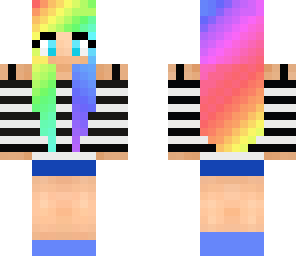 rainbow girl