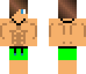 surfer boy green shorts