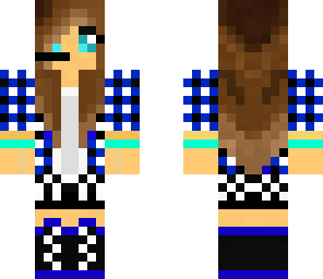 blue girl