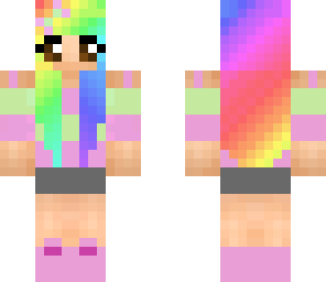 rainbow girl