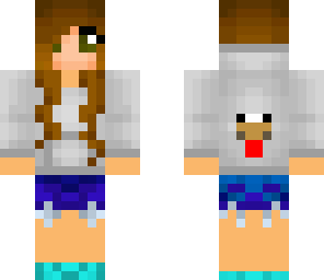 chicken hoodie girl