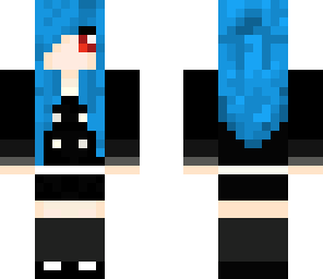 blue hair girl