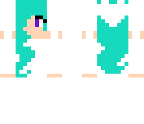 blue haired bride