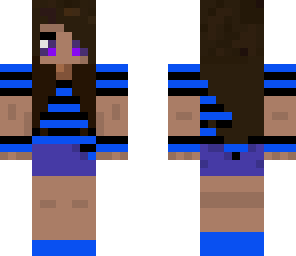 blue striped shirt