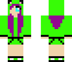 neon kitty girl v2