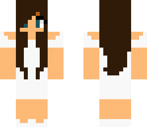 girl with white dress