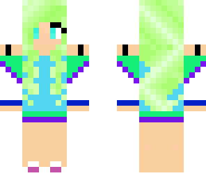 green hair