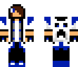 blue teenage boy