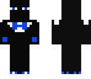 enderman in blue tux