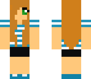 girl with blue shirt