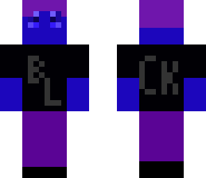 purple black and blue