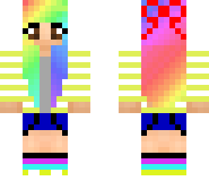 random rainbow girl