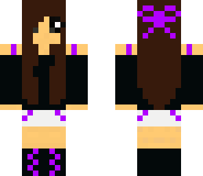 cute purplr girl