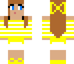 girl with yellow wrap