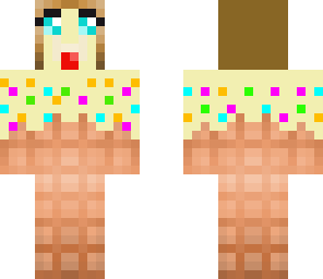ice-cream women with sprinkels
