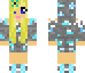 edited diamond ore girl