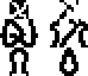 abstract hooded guy