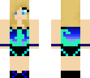 blue highlights