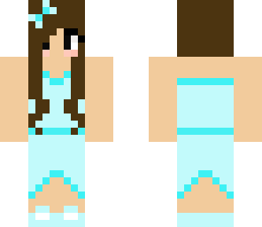 blue dress