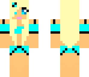 blue bikini