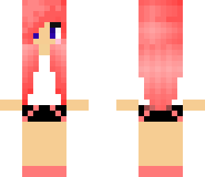 pink hair cutie