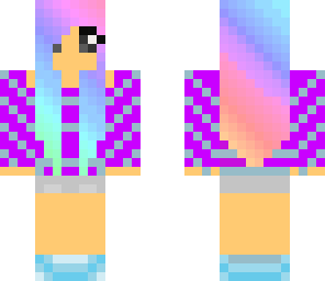 edited girl that is rainbow