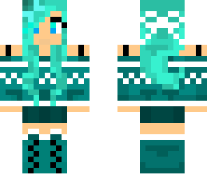 cute winter bow girl