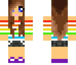rainbow girl