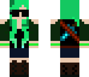 female hunter with cool shades
