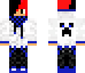 blsck and red hair boy