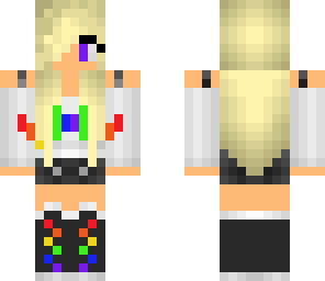 rainbow mustache girl