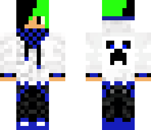 green and black boy