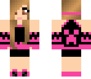 neon pink girl